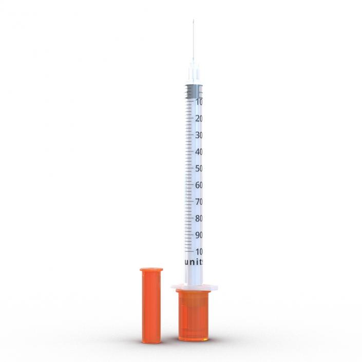 3D model Disposable Syringe 100 un