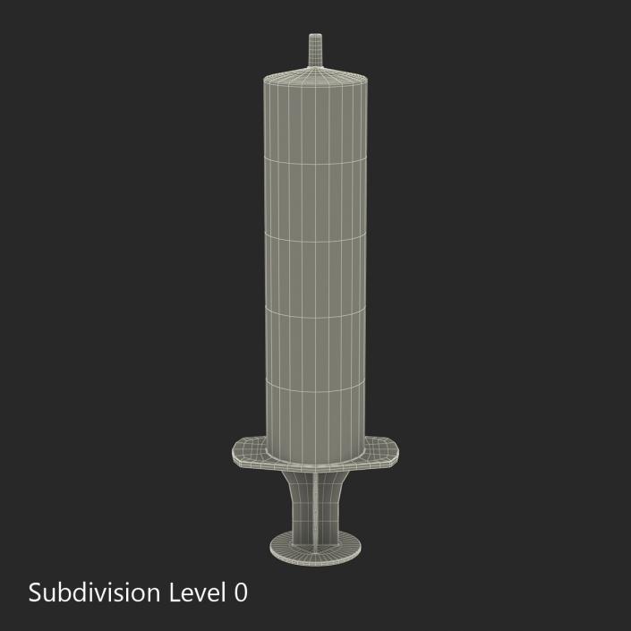 3D Disposable Syringe 50ml model