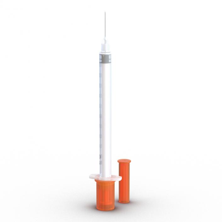 3D model Disposable Syringe 100 un