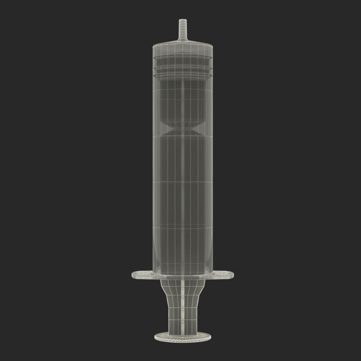 3D Disposable Syringe 50ml model