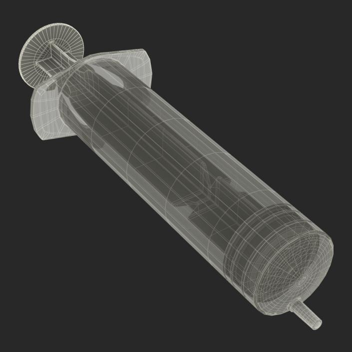 3D Disposable Syringe 50ml model