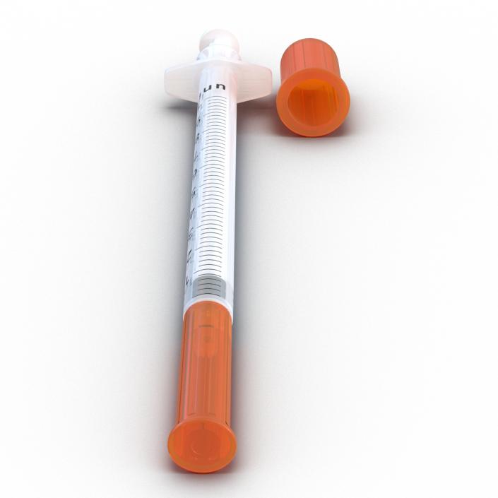 3D model Disposable Syringe 100 un