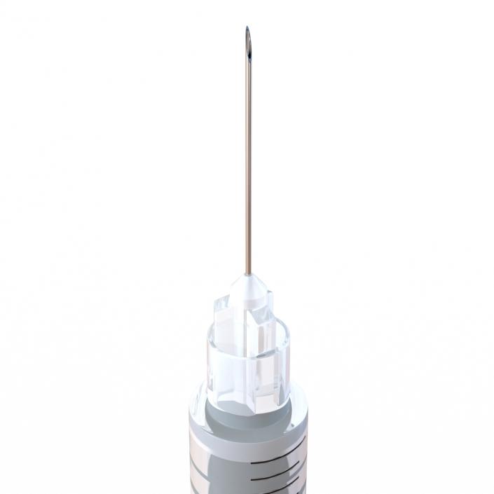 3D model Disposable Syringe 100 un