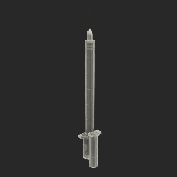 3D model Disposable Syringe 100 un