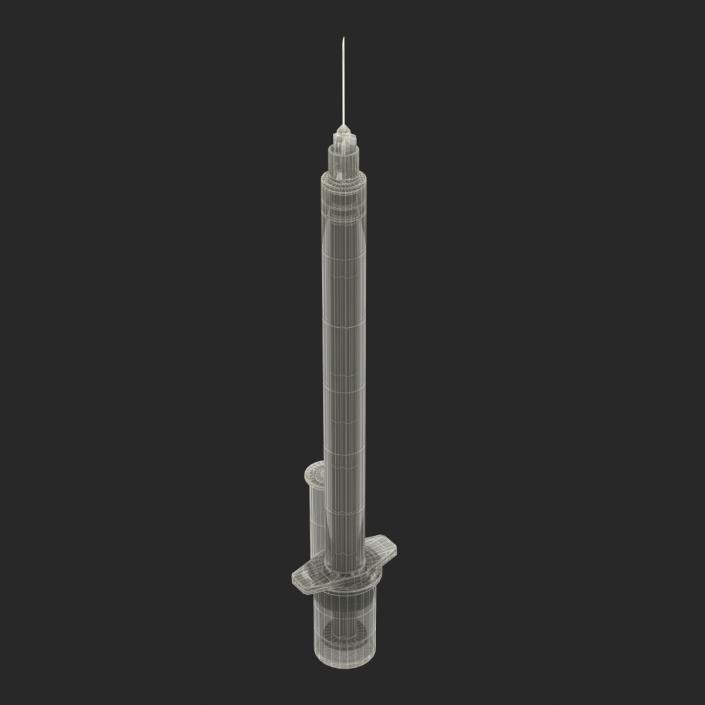 3D model Disposable Syringe 100 un