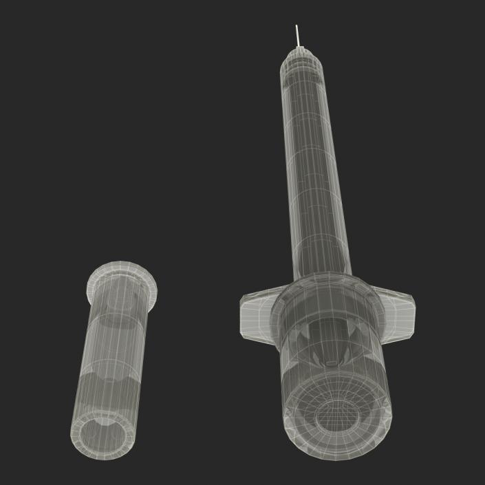 3D model Disposable Syringe 100 un