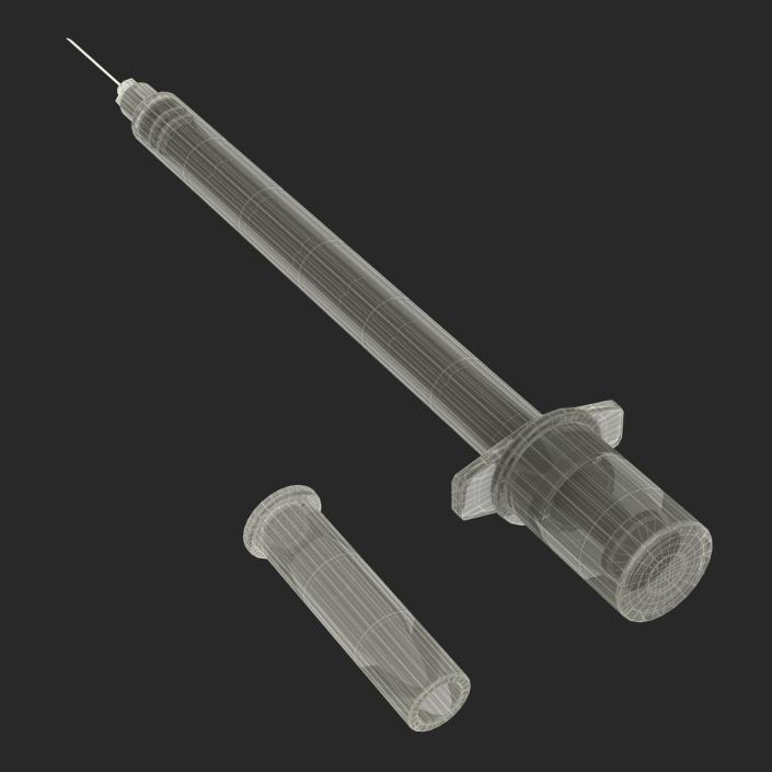 3D model Disposable Syringe 100 un