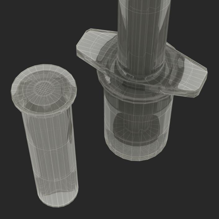 3D model Disposable Syringe 100 un