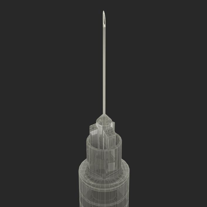 3D model Disposable Syringe 100 un