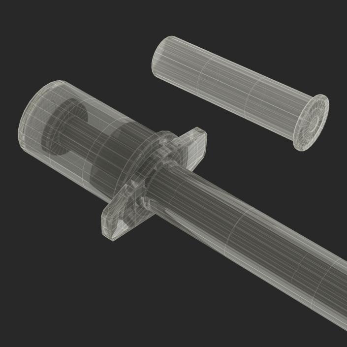 3D model Disposable Syringe 100 un