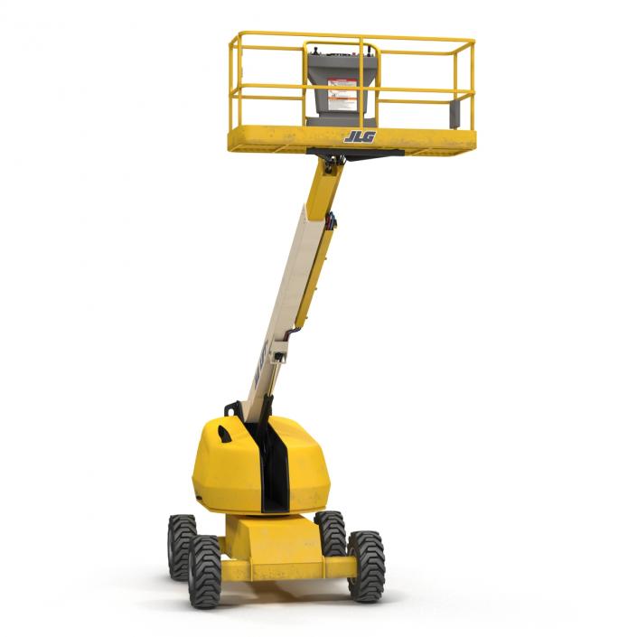 3D Telescopic Boom Lift JLG Yellow 2 model