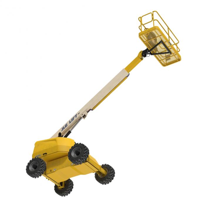 3D Telescopic Boom Lift JLG Yellow 2 model