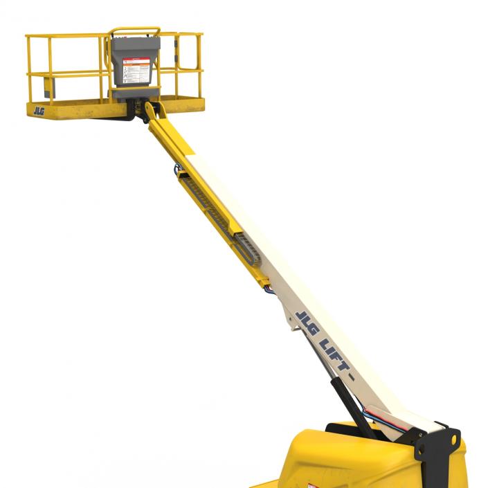 3D Telescopic Boom Lift JLG Yellow 2 model