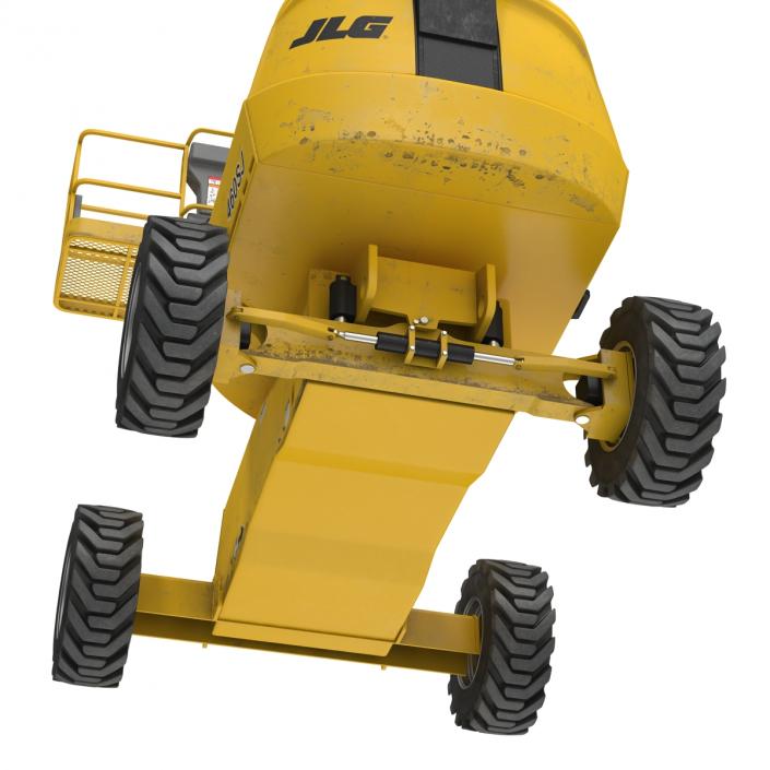 3D Telescopic Boom Lift JLG Yellow 2 model