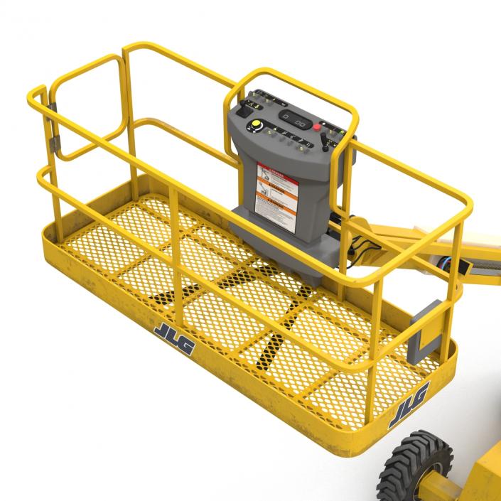 3D Telescopic Boom Lift JLG Yellow 2 model