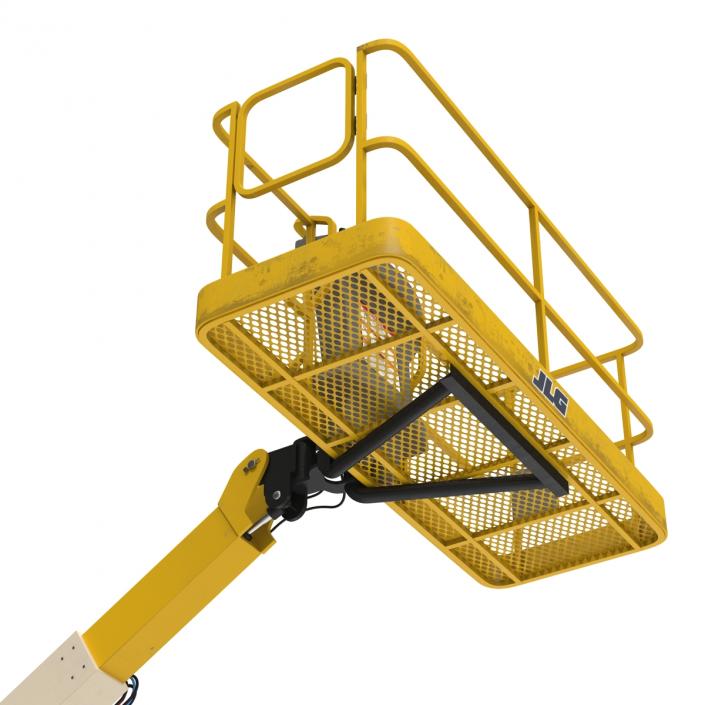 3D Telescopic Boom Lift JLG Yellow 2 model