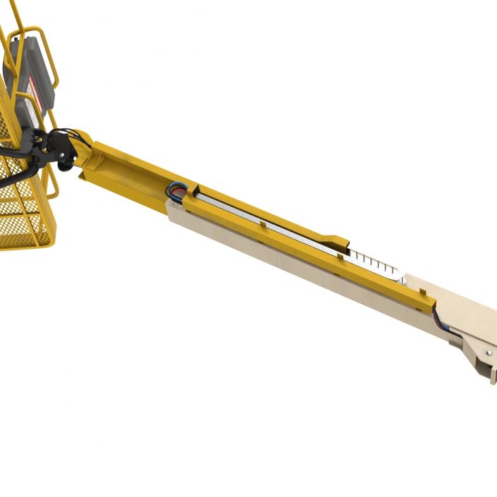 3D Telescopic Boom Lift JLG Yellow 2 model