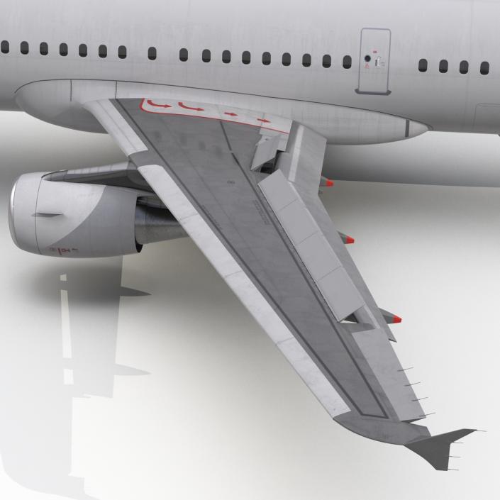 Airbus A321 Air France Rigged 3D model