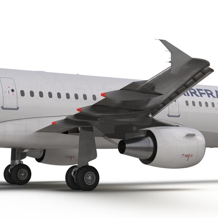 Airbus A321 Air France Rigged 3D model