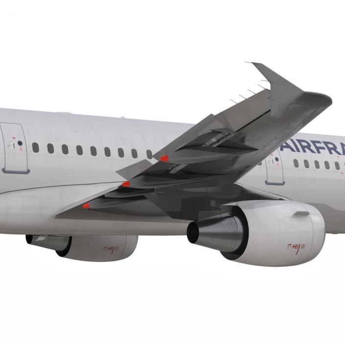 Airbus A321 Air France Rigged 3D model