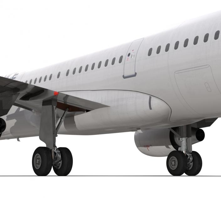 Airbus A321 Air France Rigged 3D model