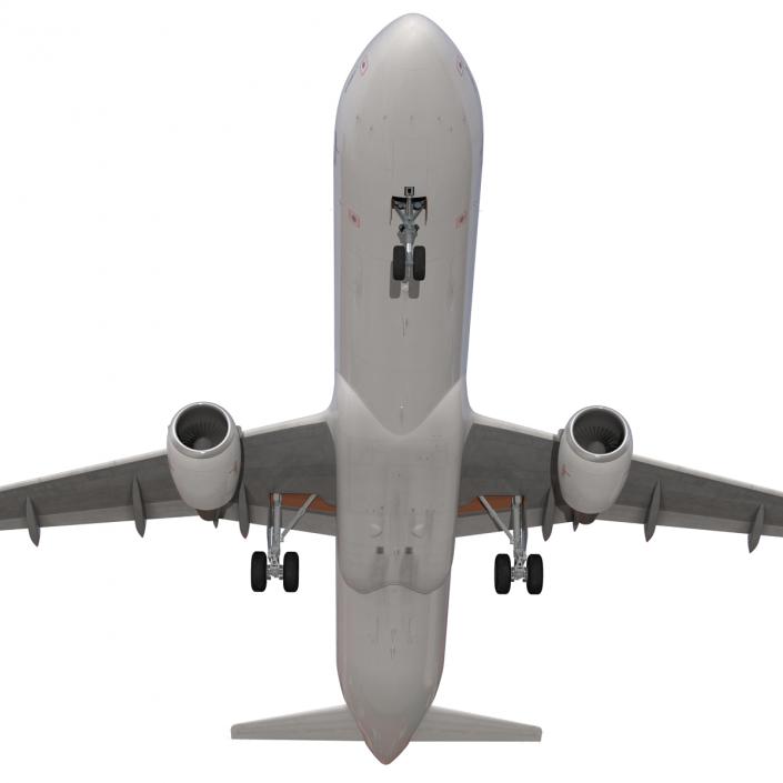 Airbus A321 Air France Rigged 3D model