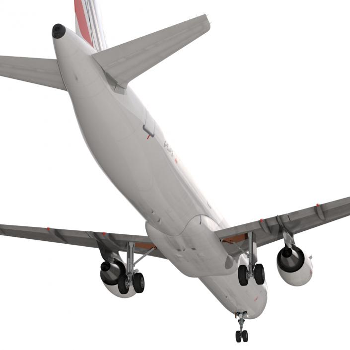 Airbus A321 Air France Rigged 3D model