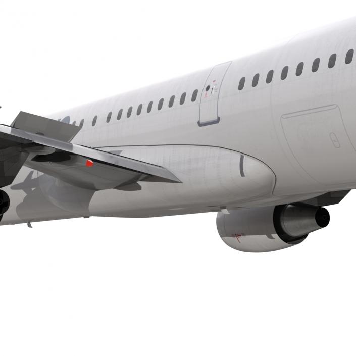 3D Airbus A321 American Airlines Rigged