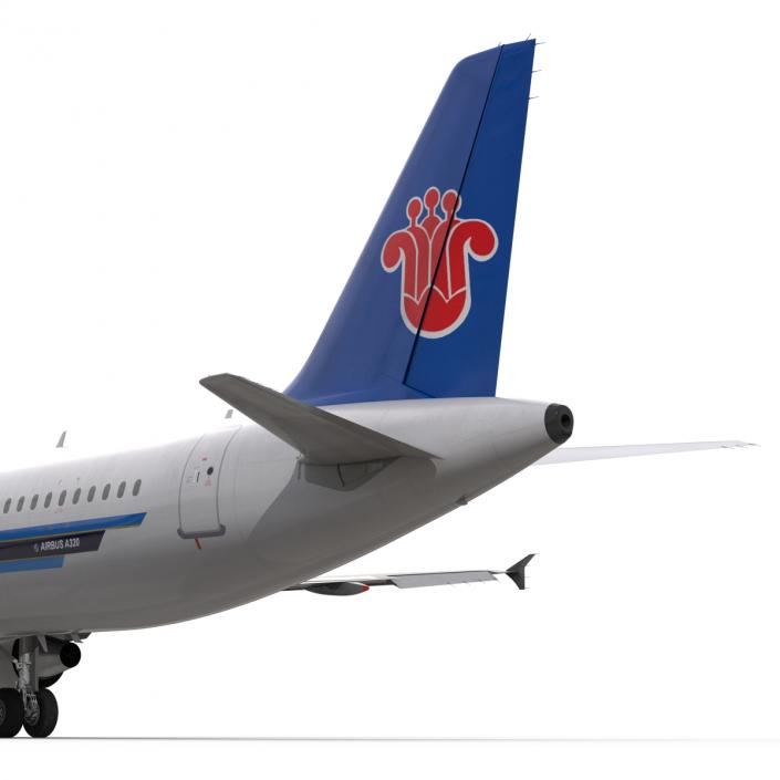 Airbus A321 China Southern Airlines Rigged 3D