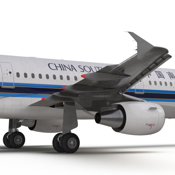 Airbus A321 China Southern Airlines Rigged 3D