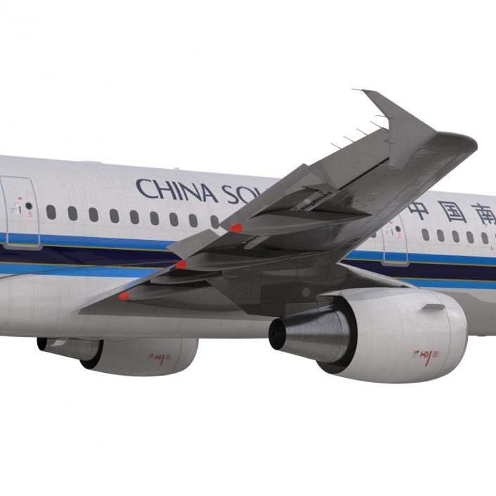 Airbus A321 China Southern Airlines Rigged 3D