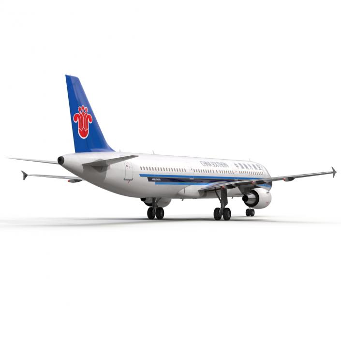 Airbus A321 China Southern Airlines Rigged 3D