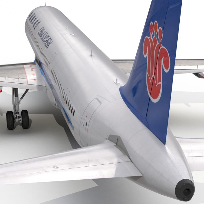 Airbus A321 China Southern Airlines Rigged 3D