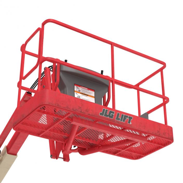 3D Telescopic Boom Lift JLG 450AJ Red 2