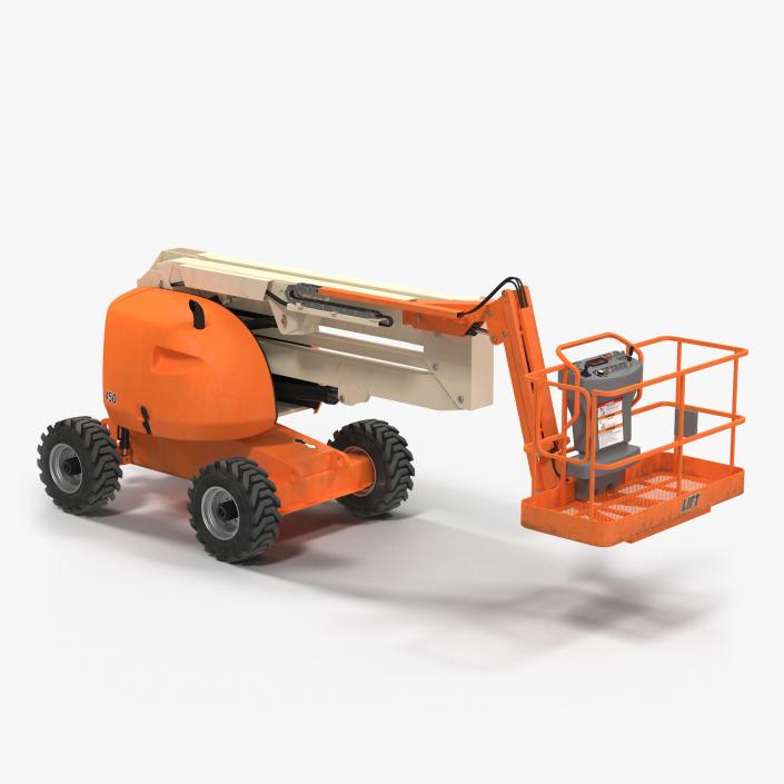 3D model Telescopic Boom Lift Generic 2