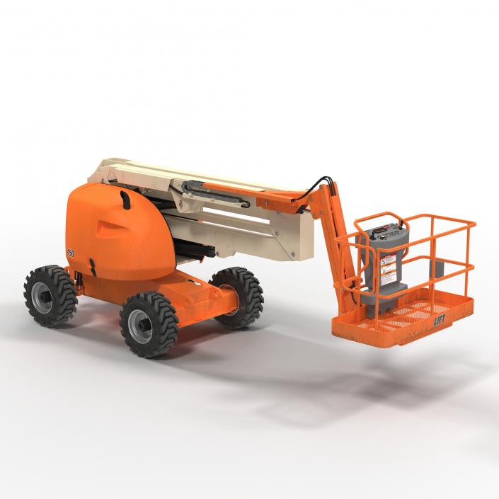 3D model Telescopic Boom Lift Generic 2