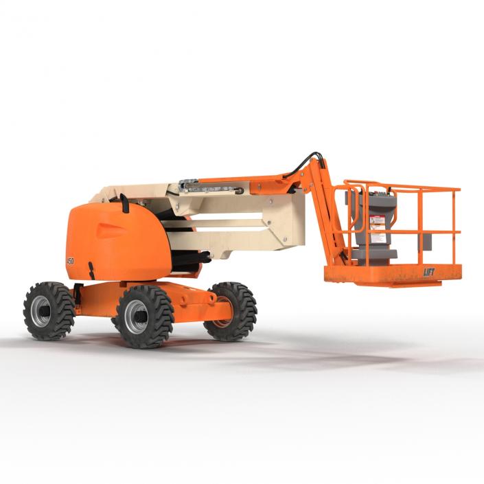 3D model Telescopic Boom Lift Generic 2