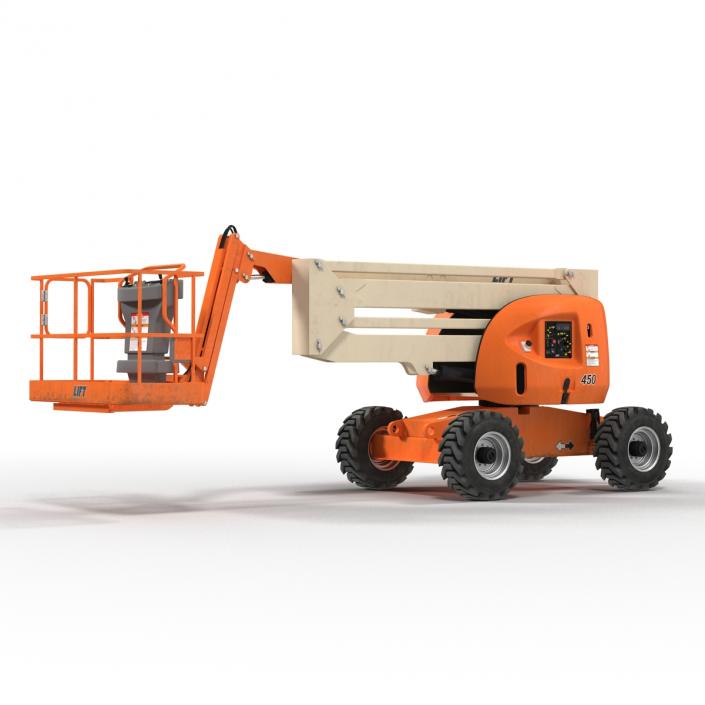 3D model Telescopic Boom Lift Generic 2