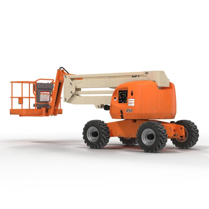 3D model Telescopic Boom Lift Generic 2