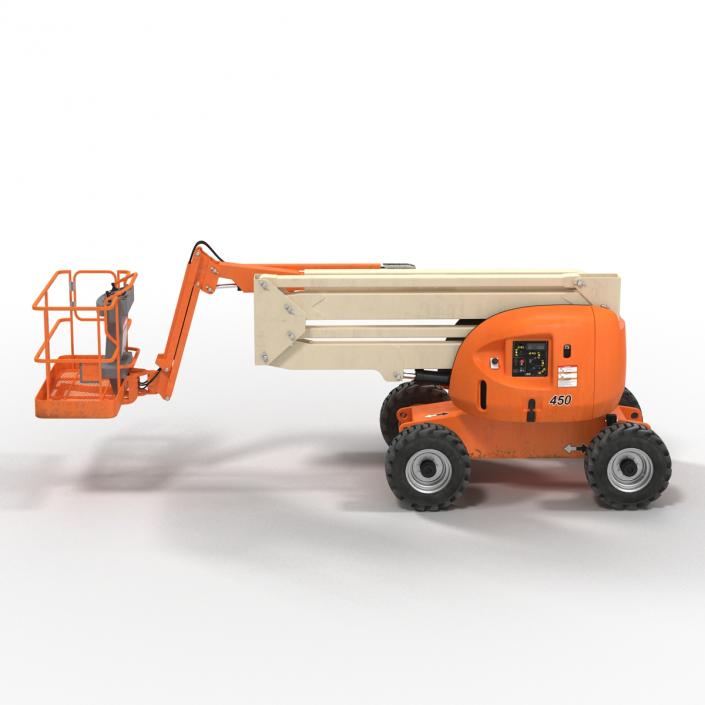 3D model Telescopic Boom Lift Generic 2