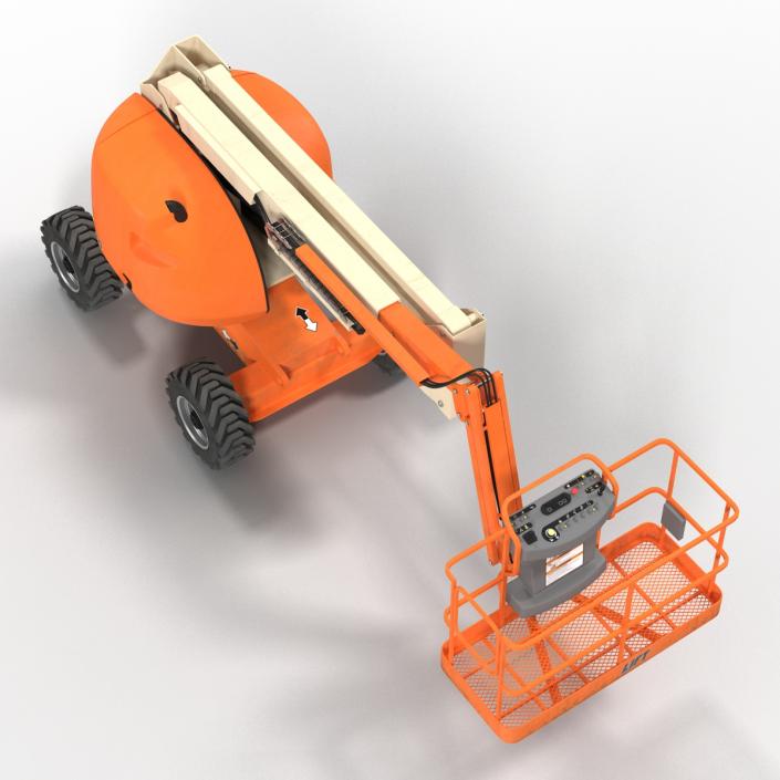 3D model Telescopic Boom Lift Generic 2