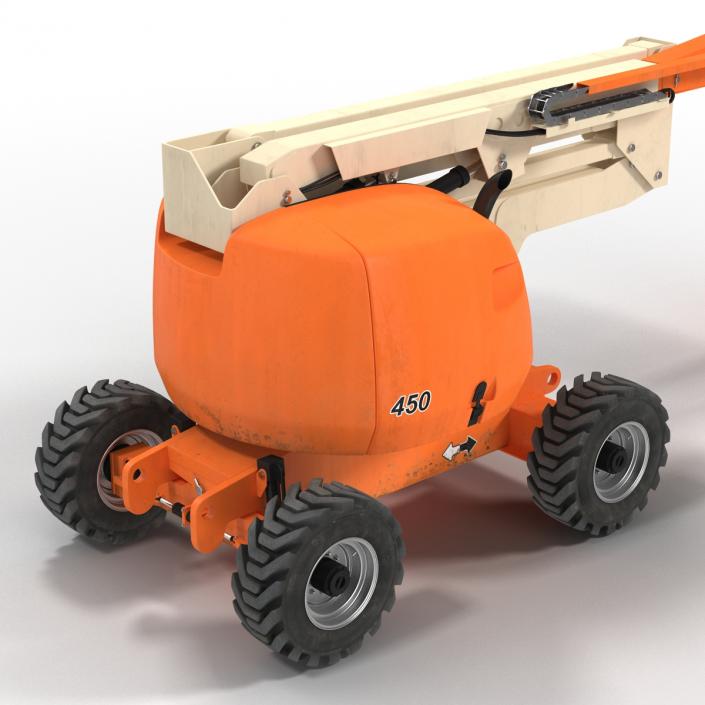 3D model Telescopic Boom Lift Generic 2