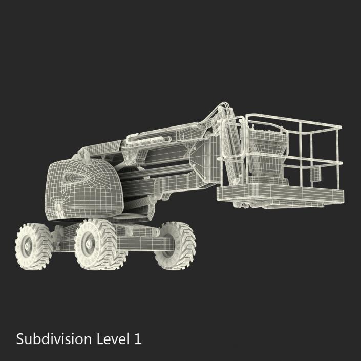 3D model Telescopic Boom Lift Generic 2