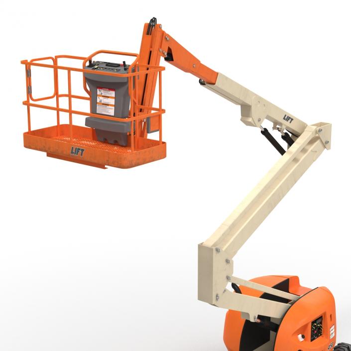 Telescopic Boom Lift Generic 2 Pose 2 3D