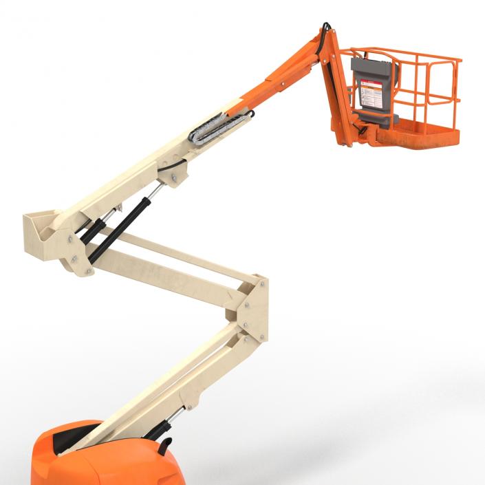 Telescopic Boom Lift Generic 2 Pose 2 3D