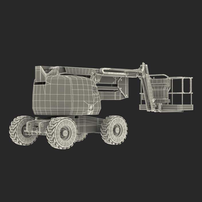 3D model Telescopic Boom Lift Generic 2