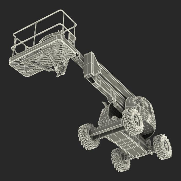 3D model Telescopic Boom Lift Generic 2