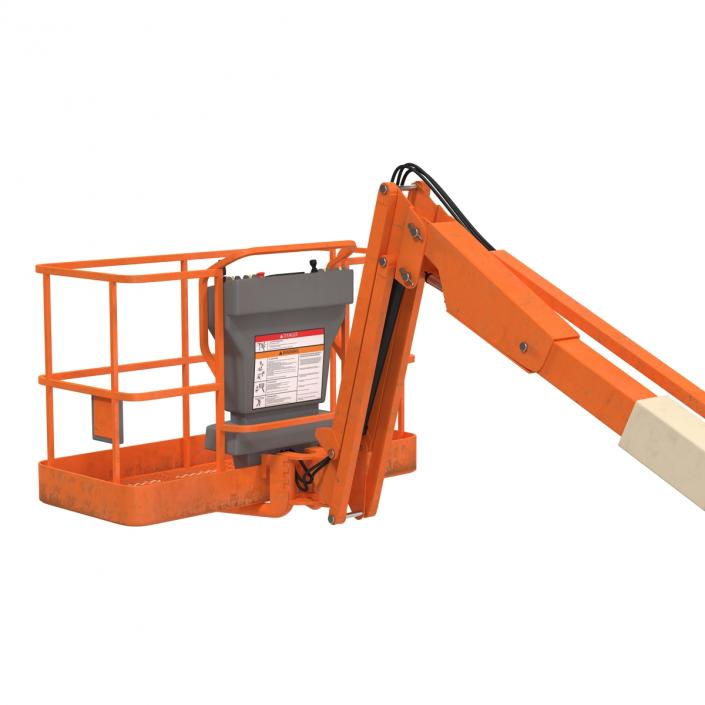 Telescopic Boom Lift Generic 2 Pose 2 3D