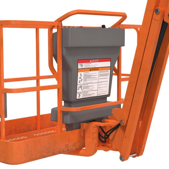 Telescopic Boom Lift Generic 2 Pose 2 3D