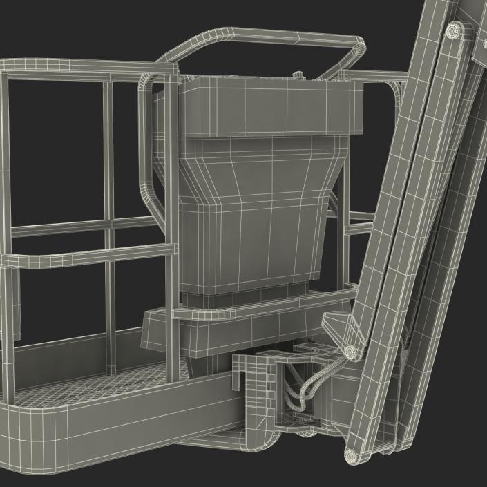 Telescopic Boom Lift Generic 2 Pose 2 3D